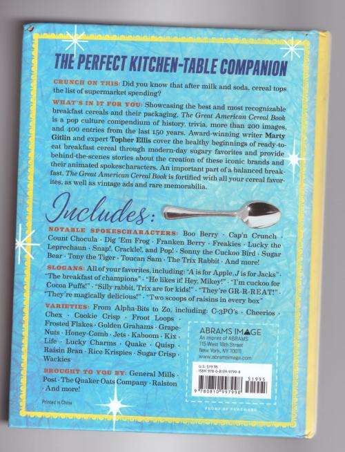 The Great American Cereal Book: How Breakfast Got Its Crunch -- Martin Gitlin, Topher Ellis