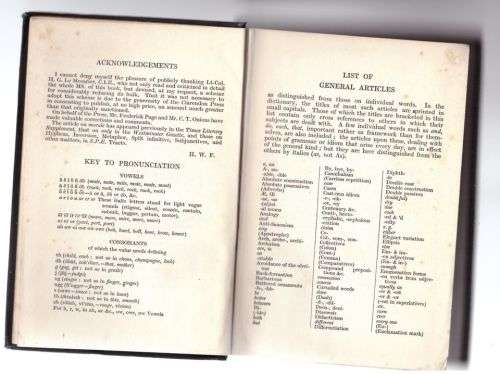A Dictionary of Modern English Usage -- H. W. Fowler