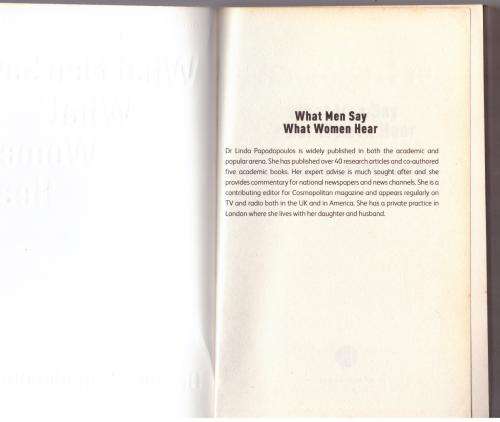 What Men Say, What Women Hear -- Linda Papadopoulos