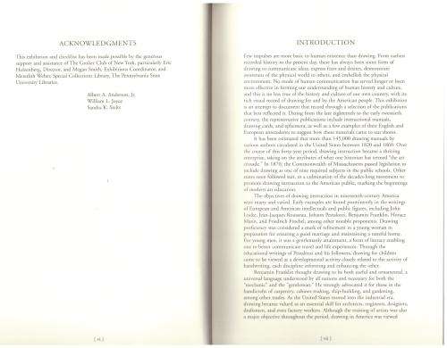 Teaching America to Draw: Instructional Manuals and Ephemera, 1794-1925