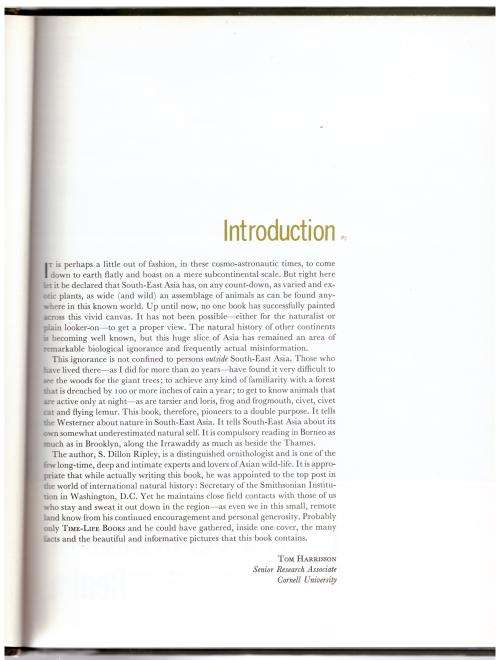 The Land and Wildlife of tropical Asia -- S. Dillon Ripley