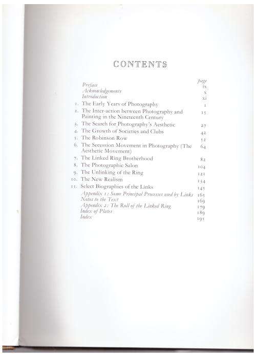 The Linked Ring: The Secession Movement in Photography in Britain, 1892-1910 -- Margaret F. Harker