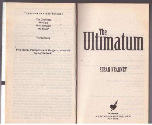 The Ultimatum -- Susan Kearney