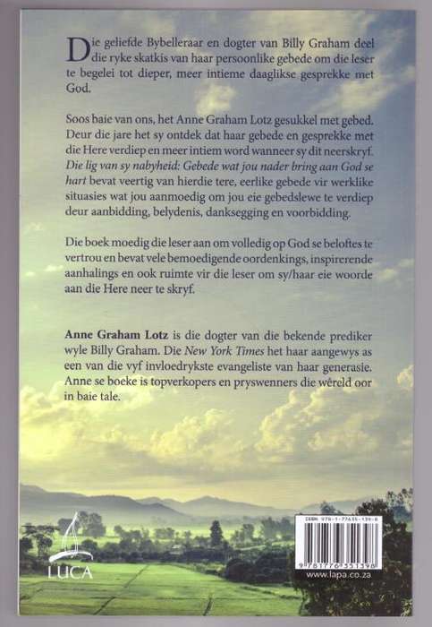 Die Lig van Sy nabyheid  --  Anne Graham Lotz