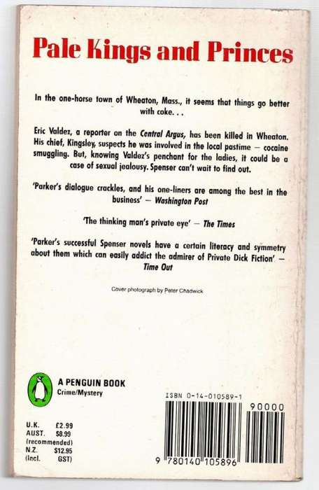 Pale Kings and Princes -- Robert B. Parker