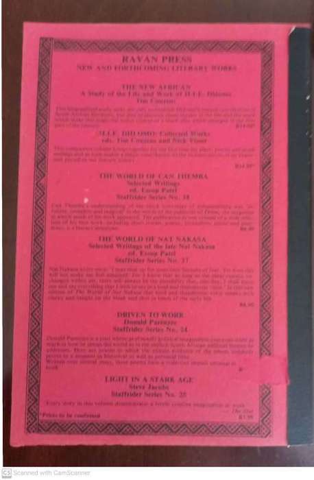 EAR3 : The English Academy Review Vol 3, 1985  -- Martin Orkin (Ed)