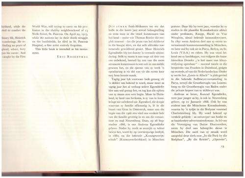 Heinrich Egersdörfer: `n Outydse sketsboek --  Eric Rosenthal
