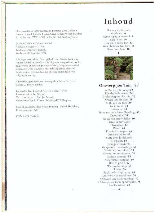 Alles Oor Tuinmaak -- Ken Beckett et al.