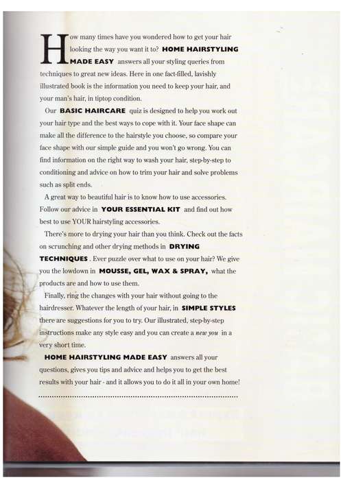 Home Hairstyling Made Easy: A Step-by-step Guide to Great Looking Hair