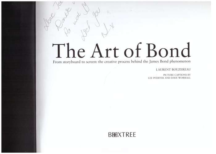 The Art of Bond: From Storyboard to Screen -- Laurent Bouzereau