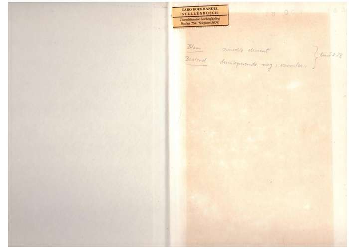 Blom en baaierd -- D. J. Opperman