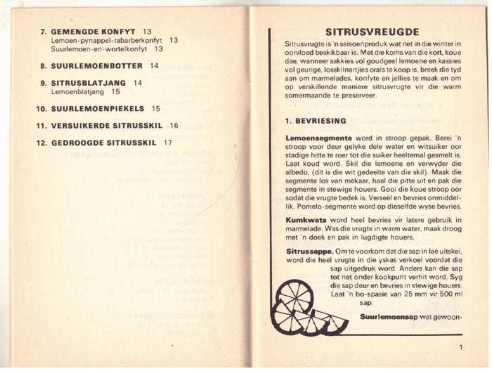 Sitrus-vreugde -- Le Riche Kruger