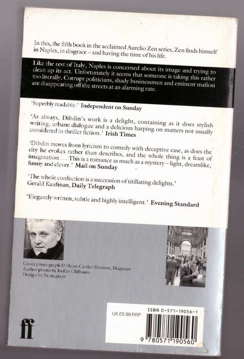 Cosi Fan Tutti: an Aurelio Zen Mystery  --  Michael Dibdin