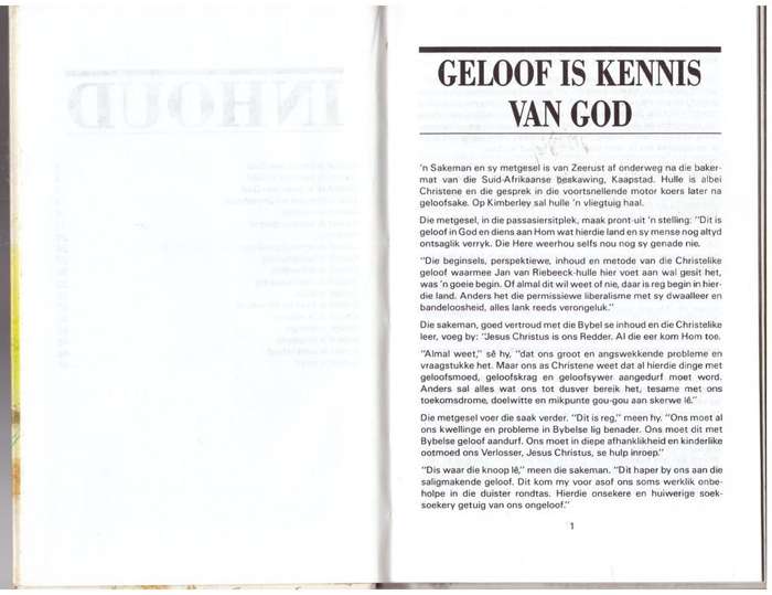 Aspekte van geloof  --  A.J.B.  Rawlings