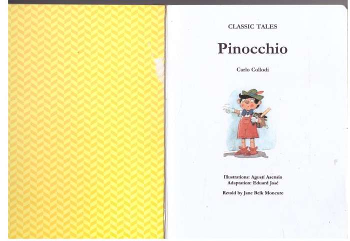 Pinocchio -- Carlo Collodi, Jane Belk Moncure