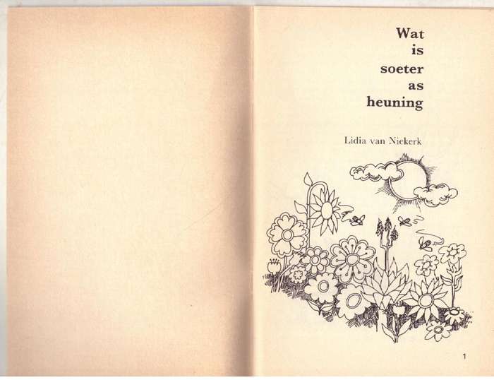 Wat is soeter as heuning -- Lidia van Niekerk