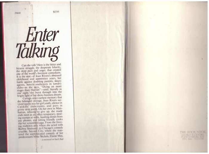 Enter Talking -- Joan Rivers, Richard Meryman