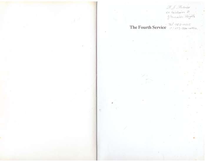 The Fourth Service: Merchantmen at War, 1939-45 -- John Slader