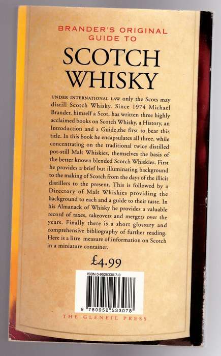 Brander`s Original Guide to Scotch Whisky   --  Michael Brander