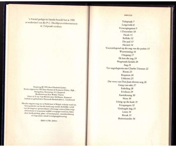 Respyt   --  Elisabeth Eybers
