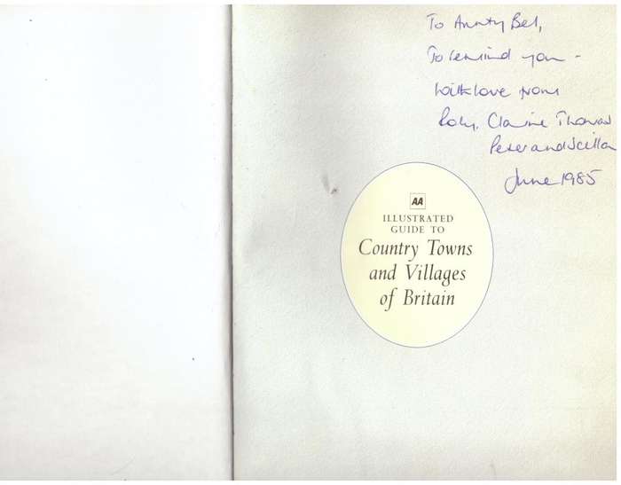 AA Illustrated Guide to Country Towns and Villages of Britain --    Geoffrey Berry et al.
