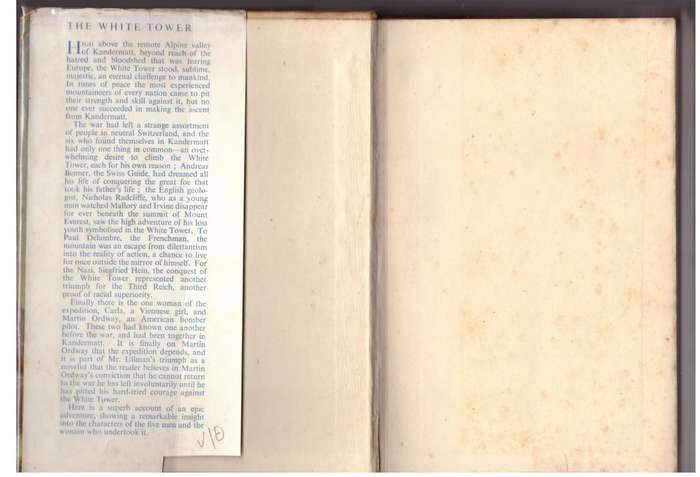 The White Tower --  James Ramsey Ullman