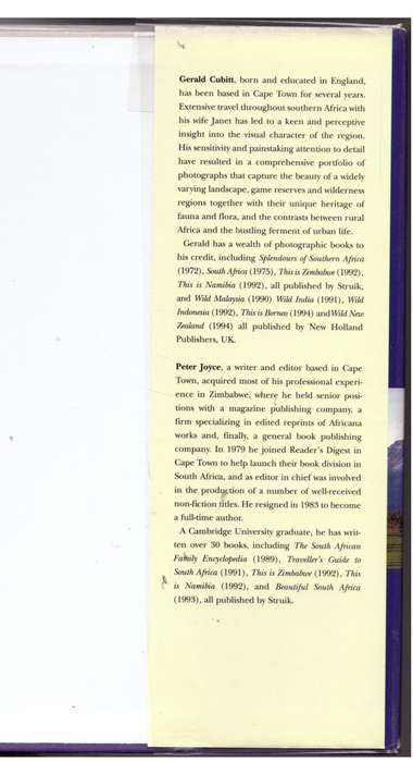 Journey Through South Africa -- Gerald Cubitt, Peter Joyce