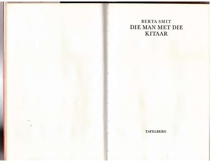 Die Man met die kitaar -- Berta Smit