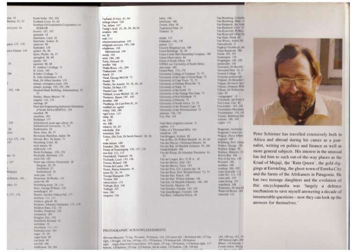 The Concise South African Encyclopaedia  Peter Schirmer