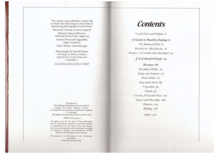 A-Z of Health Foods --  Carol Bowen