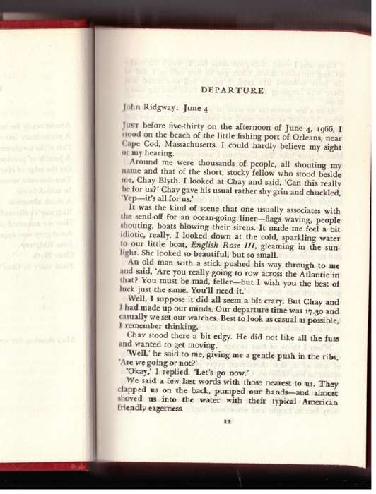 A Fighting Chance --  John Ridgway, Chay Blyth