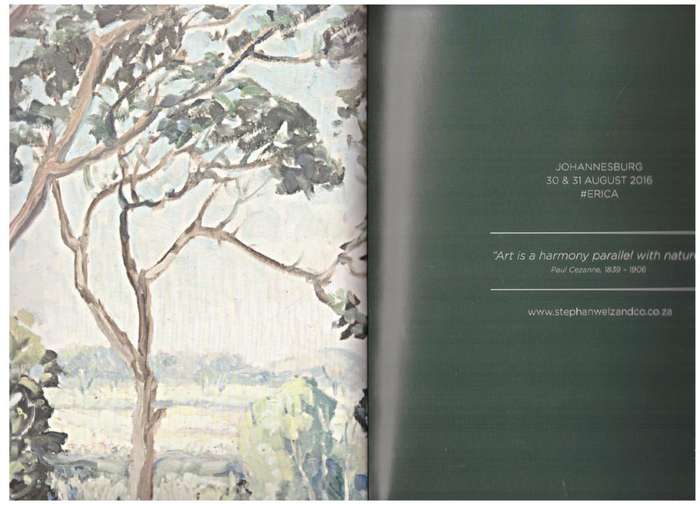 Fine Art & Collectables:  30 & 31 August 2016 (Auction Catalogue) -- Stephan Welz & Co