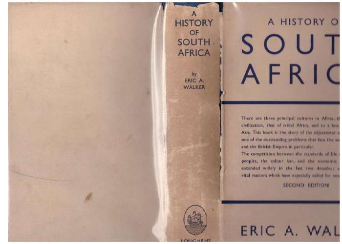 A History of South Africa  --  Eric A. Walker