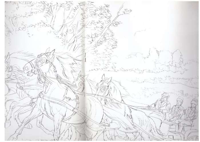 Let us paint Horse and Man (Leonardo Collection #11)