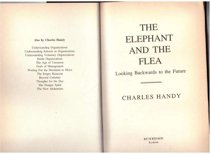 The Elephant And The Flea  -- Charles Handy