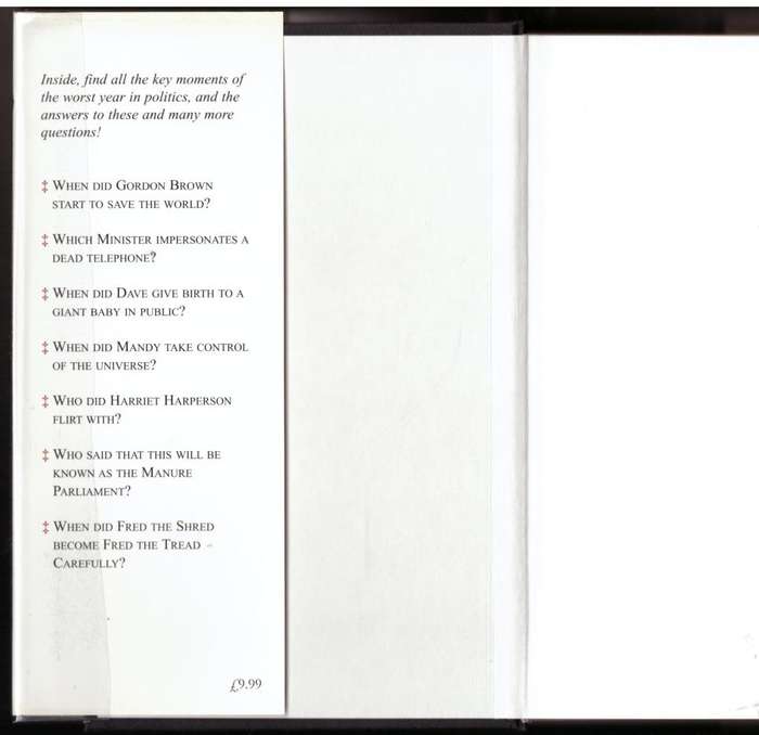 Annus Horribilis: The Manure Parliament, 2008-2009  -- Ann Treneman