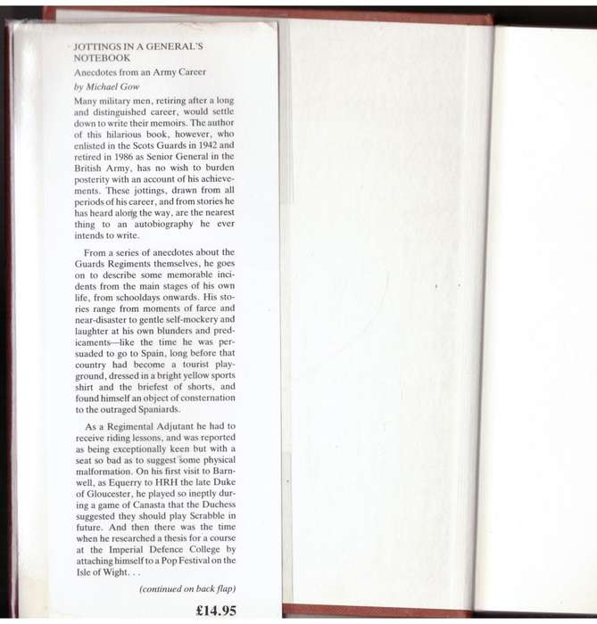 Jottings in a general`s notebook -- Michael Gow