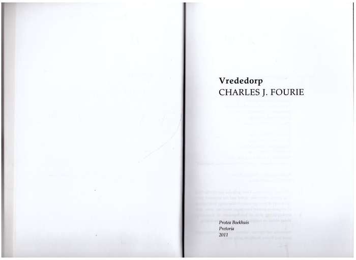 Vrededorp --  Charles. J. Fourie