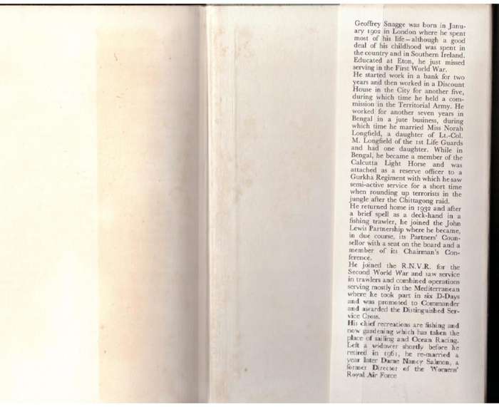 Letters from Longstock -- Geoffrey Snagge