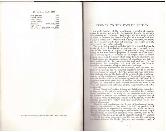 The General Properties of Matter  --  F. H. Newman, V. H. L. Searle