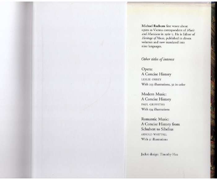 The Chronicle of Opera --  Michael Raeburn