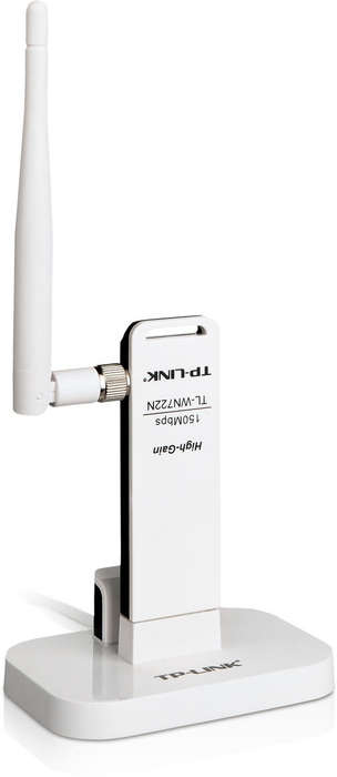 TP-LINK 150Mbps High Gain Wireless USB Adapter (WN722NC)