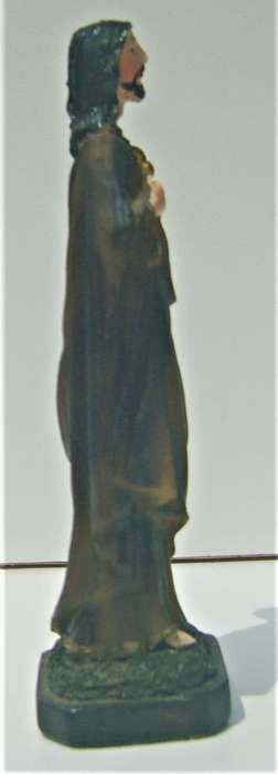 JESUS - SACRED HEART STONE RESIN FIGURINE 14 cm