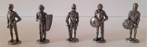 WESTAIR MCMLXX11 VINTAGE 1972 PEWTER KNIGHTS BOXED SET