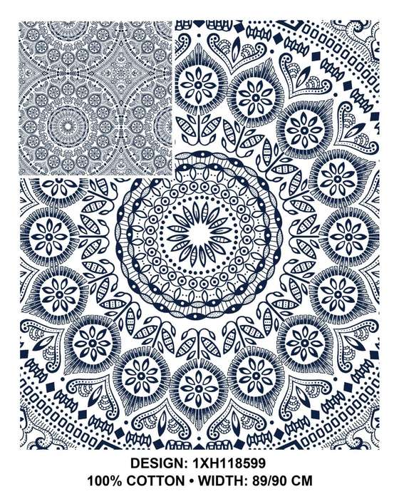 ShweShwe Original Three Cats Fabric Per Metre