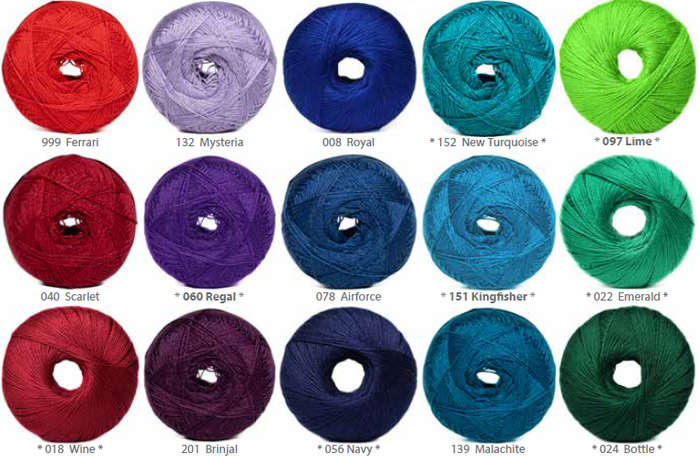Crochet No.5 Yarn Wool 50g ball / 250g Cone crochet knitting wool