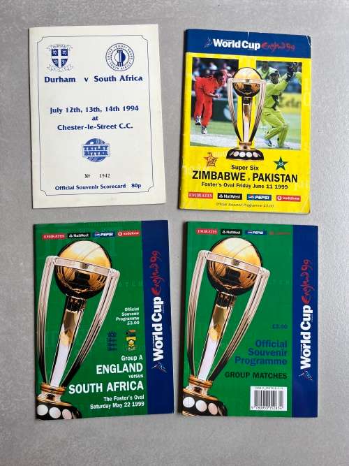 Cricket Programmes * 4
