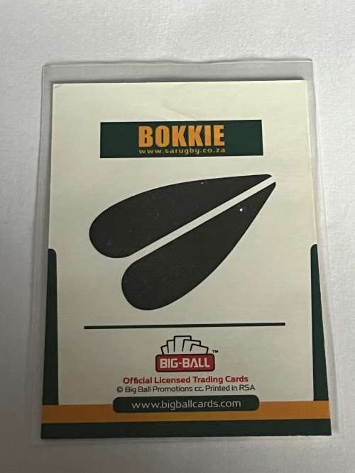 2011 Big Ball Card - Bokkie (Rare)