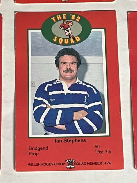 Rugby card - 9 * 1982 South Wales Constabulary Cards