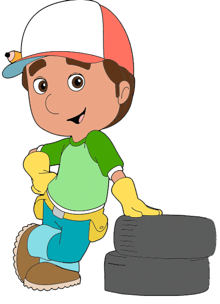 3D layered Handy Manny